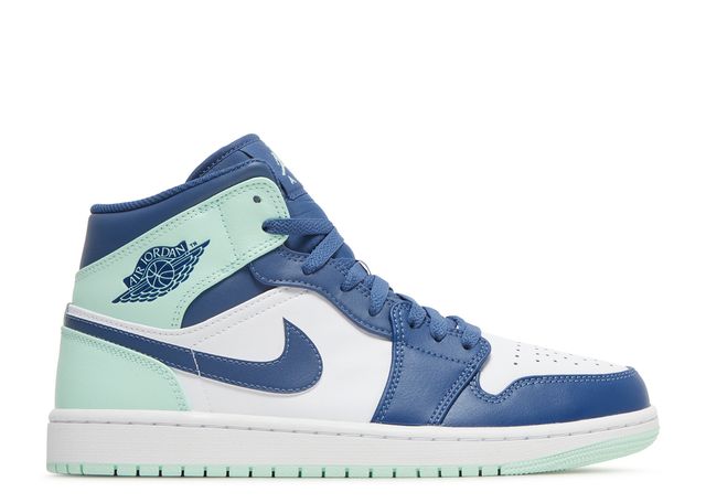 Air Jordan 1 Mid Mystic Navy Mint Foam - House-of-Sneakers
