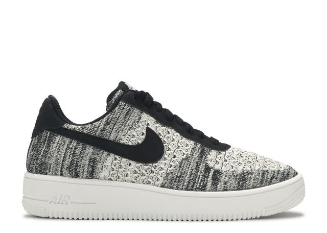 Nike Air Force 1 Flyknit 2 Black Pure Platinum - House-of-Sneakers