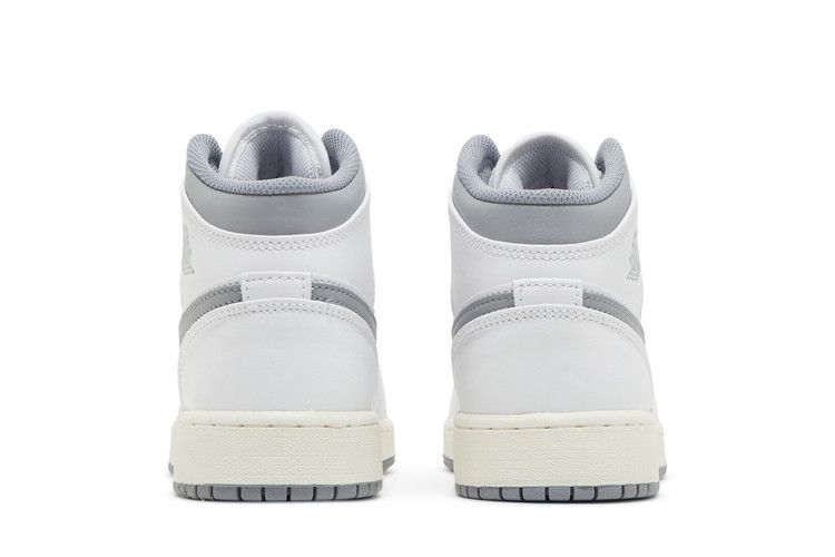 Air Jordan 1 Mid GS Neutral Grey - Air Jordan Sneaker, Detailansicht 8