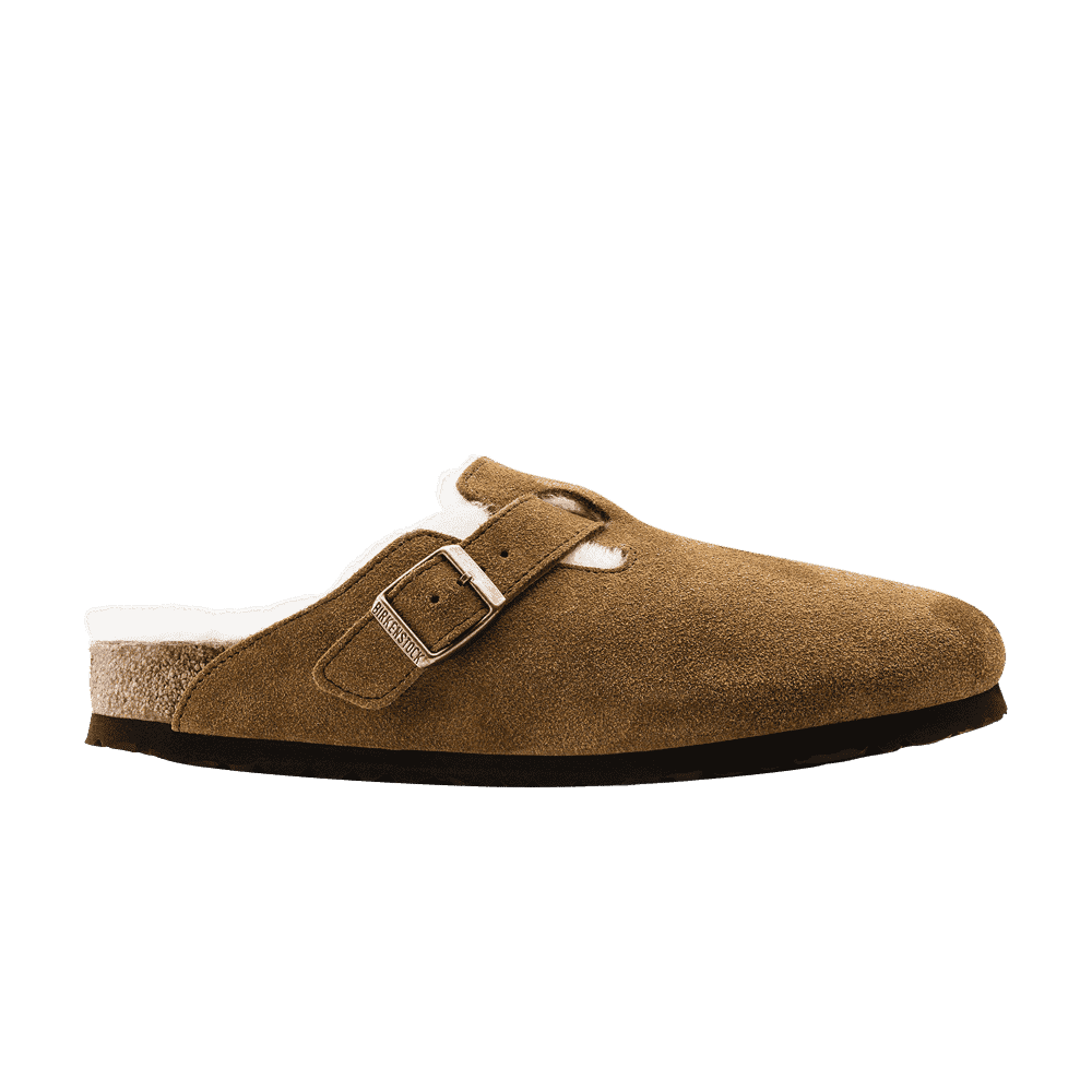 Birkenstock Boston Shearling Suede Mink