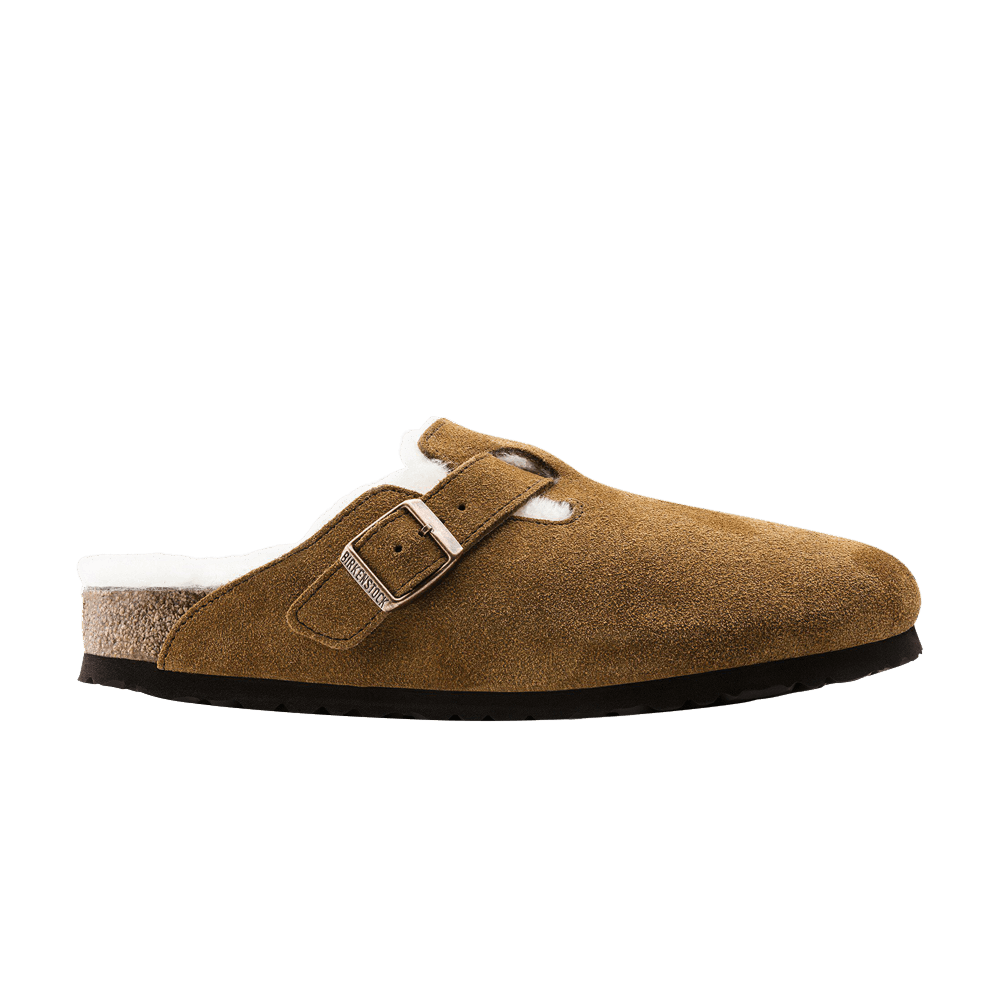 Birkenstock Boston Shearling Suede Mink - Birkenstock Sneaker, Detailansicht 2