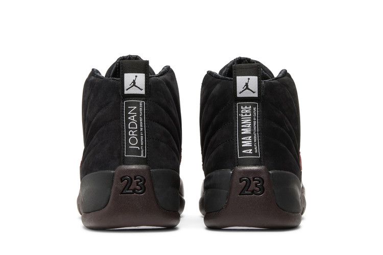 A Ma Maniére x Wmns Air Jordan 12 Retro SP Black - Air Jordan Sneaker, Detailansicht 8