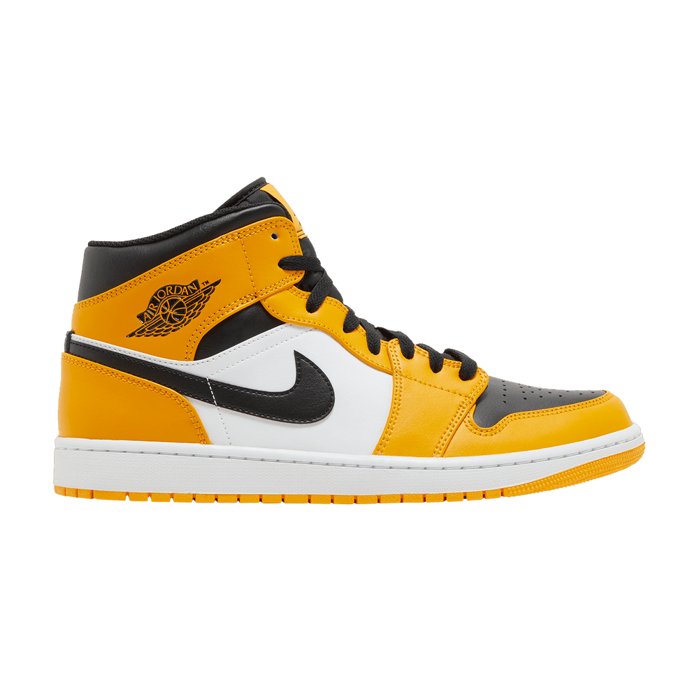 Air Jordan 1 Mid Reverse Yellow Toe - Air Jordan Sneaker