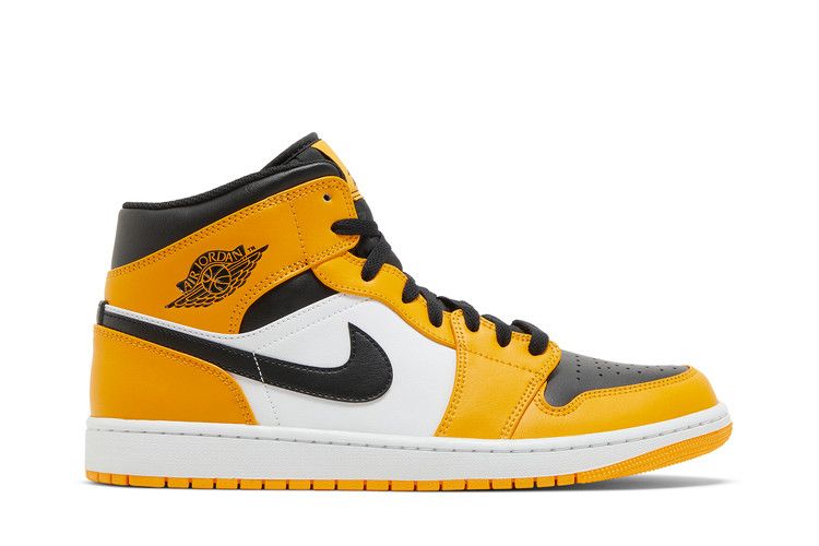 Air Jordan 1 Mid Reverse Yellow Toe - Air Jordan Sneaker