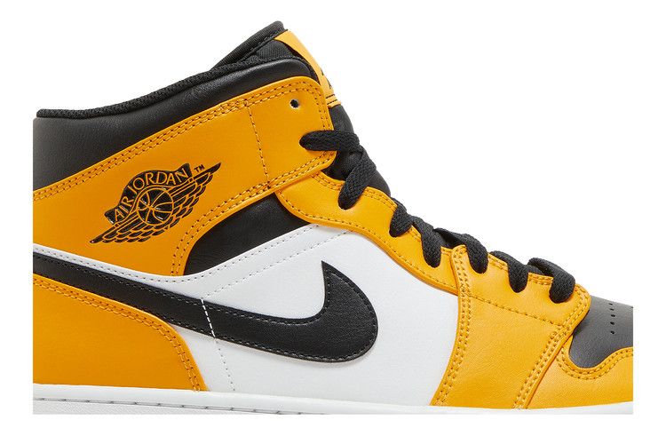Air Jordan 1 Mid Reverse Yellow Toe - Air Jordan Sneaker, Detailansicht 3