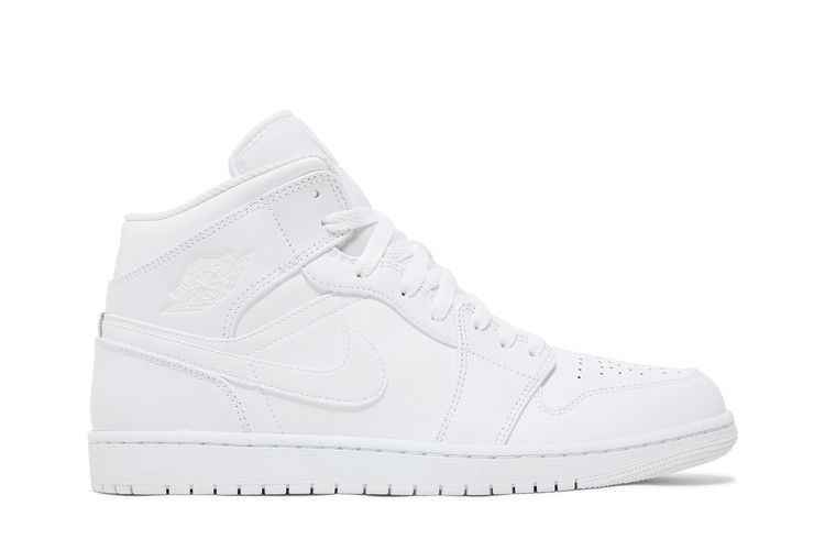 Air Jordan 1 Mid White - Air Jordan Sneaker, Detailansicht 2