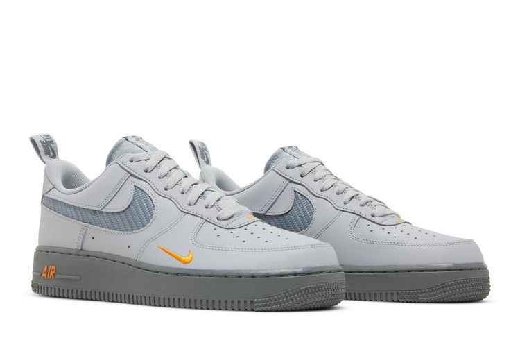 Nike Air Force 1 Low Wolf Grey Kumquat - Nike Sneaker, Detailansicht 9