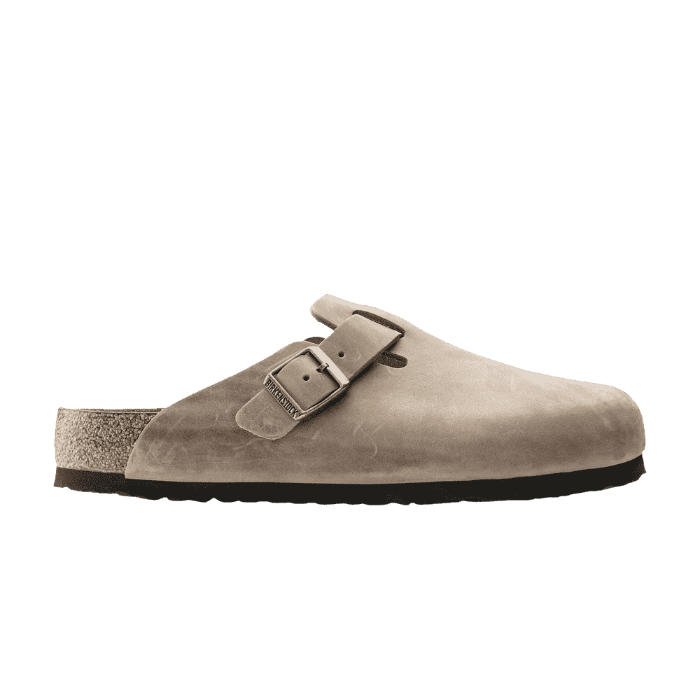 Birkenstock Boston Soft Footbed Oiled Leather Tobacco Brown