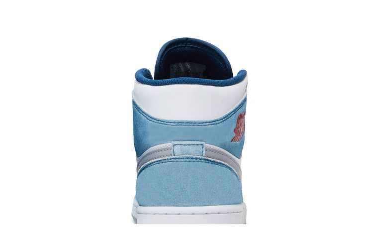 Air Jordan 1 Mid French Blue Fire Red - Air Jordan Sneaker, Detailansicht 8