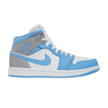 Air Jordan 1 Mid University Blue Grey - Air Jordan Sneaker