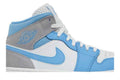 Air Jordan 1 Mid University Blue Grey - Air Jordan Sneaker, Detailansicht 3