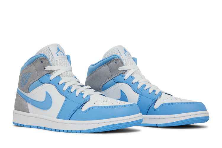 Air Jordan 1 Mid University Blue Grey - Air Jordan Sneaker, Detailansicht 9