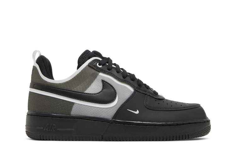 Nike Air Force 1 Low React Black White - Nike Sneaker, Detailansicht 2