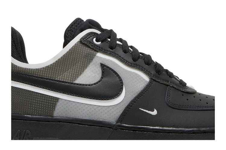 Nike Air Force 1 Low React Black White - Nike Sneaker, Detailansicht 3