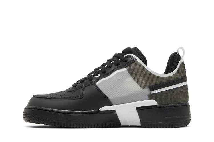 Nike Air Force 1 Low React Black White - Nike Sneaker, Detailansicht 4