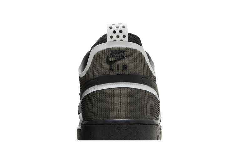 Nike Air Force 1 Low React Black White - Nike Sneaker, Detailansicht 8