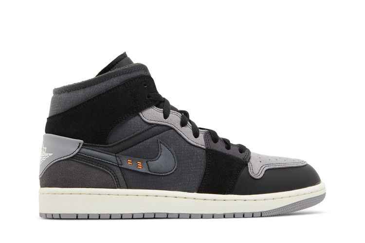 Air Jordan 1 Mid Craft Inside Out Black