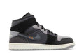 Air Jordan 1 Mid Craft Inside Out Black - Air Jordan Sneaker, Detailansicht 2