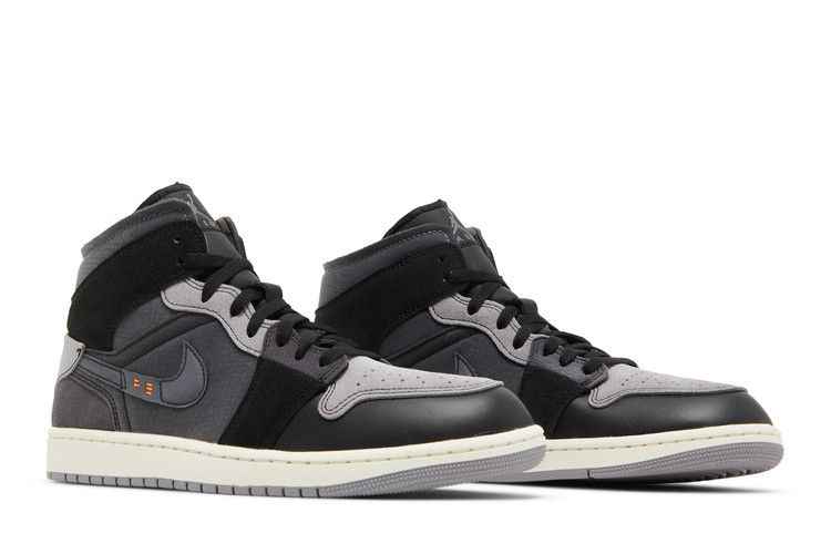Air Jordan 1 Mid Craft Inside Out Black - Air Jordan Sneaker, Detailansicht 9