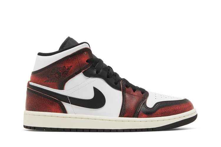 Air Jordan 1 Mid Wear-Away Chicago - Air Jordan Sneaker, Detailansicht 2