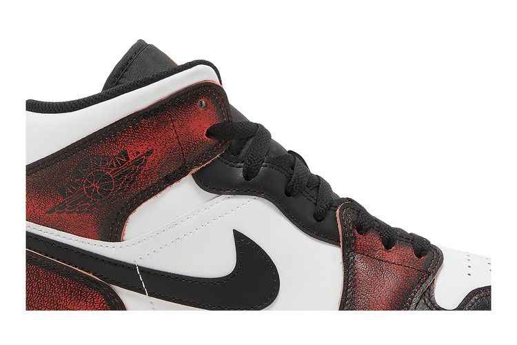 Air Jordan 1 Mid Wear-Away Chicago - Air Jordan Sneaker, Detailansicht 3