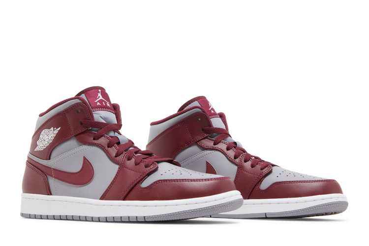 Air Jordan 1 Mid Cherrywood Red - Air Jordan Sneaker, Detailansicht 9