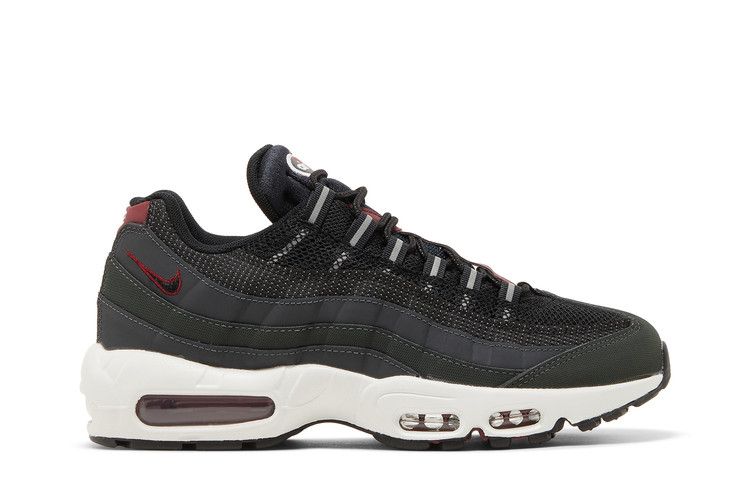 Nike Air Max 95 Grey Team Red - Nike Sneaker, Detailansicht 3