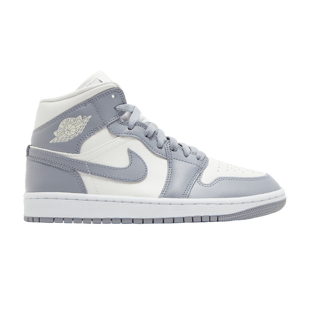 Air Jordan 1 Mid Grey Sail - Air Jordan Sneaker