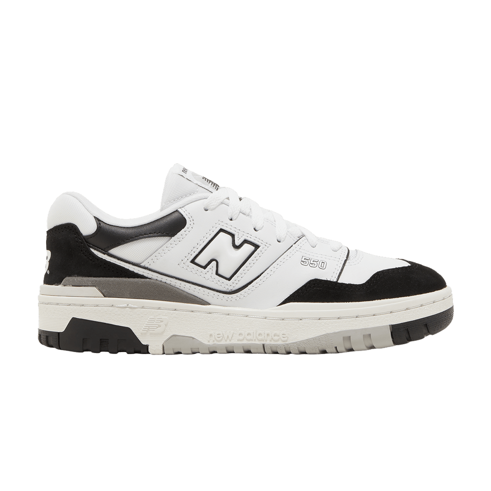 New Balance 550 Big Kid White Black Rain Cloud - New Balance Sneaker, Detailansicht 2