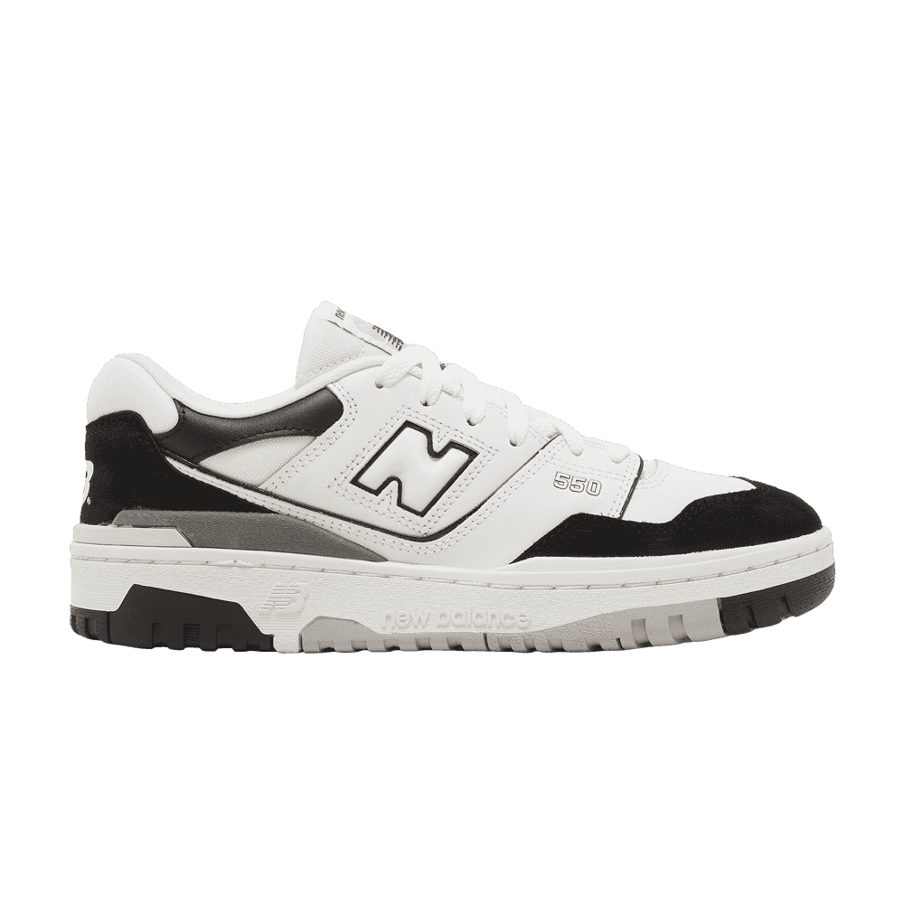 New Balance 550 Big Kid White Black Rain Cloud - New Balance Sneaker