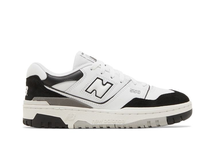 New Balance 550 Big Kid White Black Rain Cloud - New Balance Sneaker, Detailansicht 3