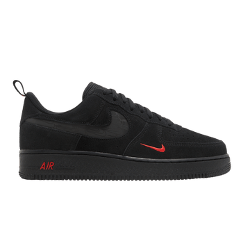 Nike Air Force 1 Low Multi-Swoosh Negro Carmesí