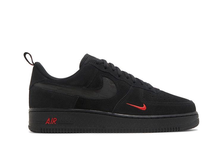 Nike Air Force 1 Low Multi-Swoosh Black Crimson - Nike Sneaker
