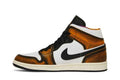 Air Jordan 1 Mid SE Orange Wear Away - Air Jordan Sneaker, Detailansicht 4