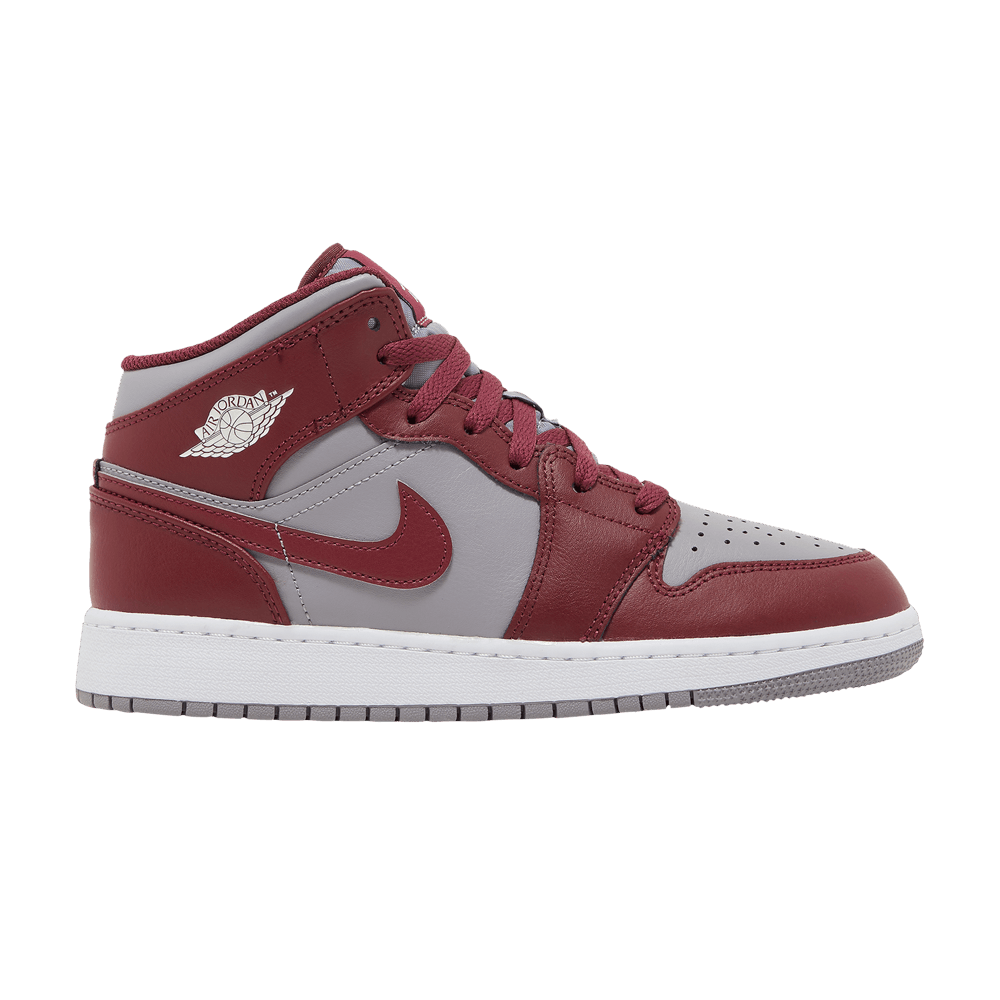 Air Jordan 1 Mid Cherrywood Red - Air Jordan Sneaker