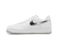 Nike Air Force 1 '07 Low Color of the Month White Metallic Silver - Nike Sneaker, Detailansicht 4