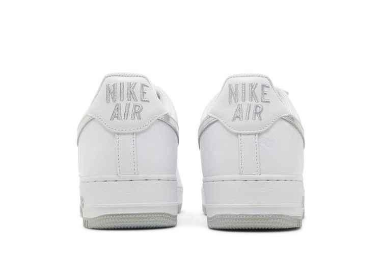 Nike Air Force 1 '07 Low Color of the Month White Metallic Silver - Nike Sneaker, Detailansicht 7