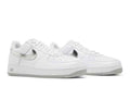 Nike Air Force 1 '07 Low Color of the Month White Metallic Silver - Nike Sneaker, Detailansicht 9