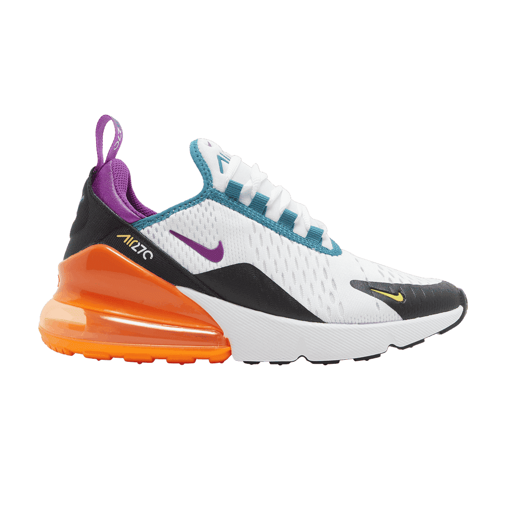 Nike Air Max 270 GS White Orange Purple - Nike Sneaker