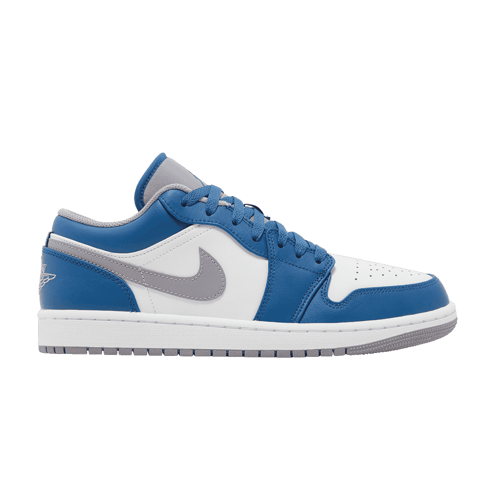 Air Jordan 1 Low True Blue Cement