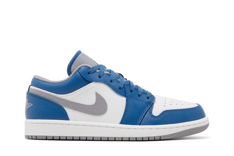 Air Jordan 1 Low True Blue Cement