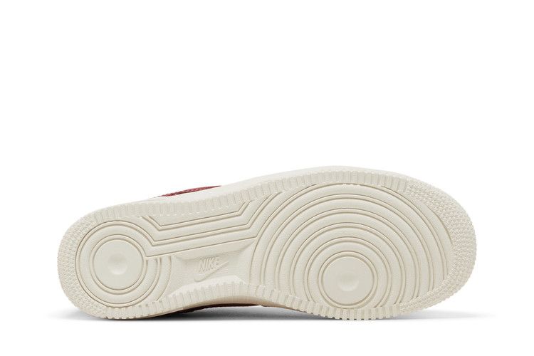 Nike Air Force 1 Low '07 PRM Team Red Sail - Nike Sneaker, Detailansicht 5