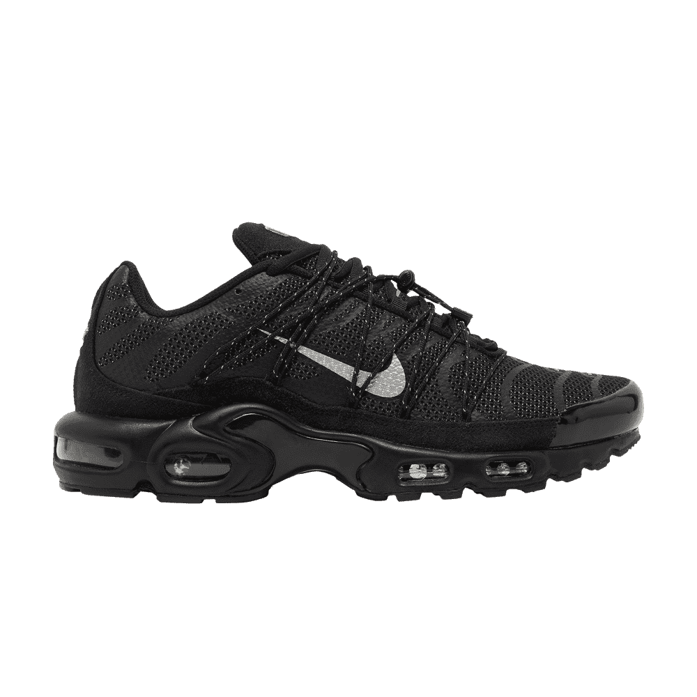 Nike Air Max Plus Utility Black Metallic Silver - Nike Sneaker
