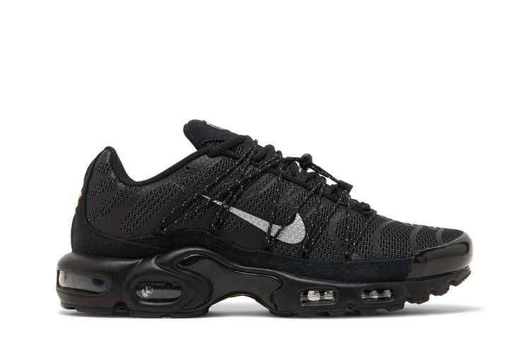 Nike Air Max Plus Utility Black Metallic Silver - Nike Sneaker