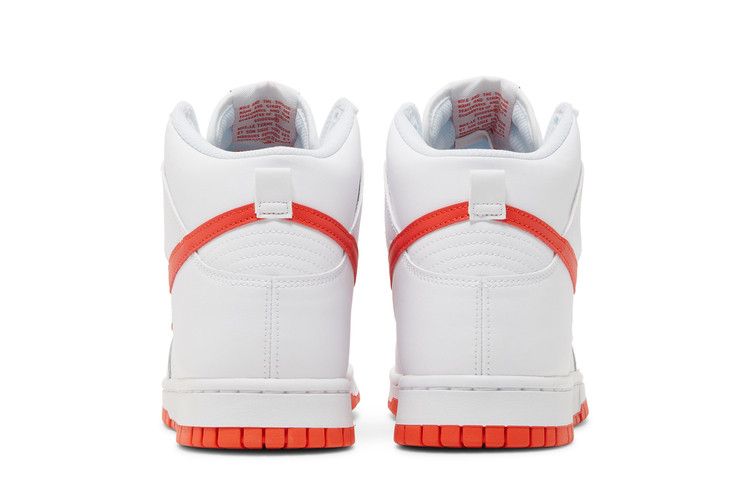 Nike Dunk High White Picante Red - Nike Sneaker, Detailansicht 8
