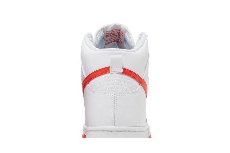 Nike Dunk High White Picante Red - Nike Sneaker, Detailansicht 9