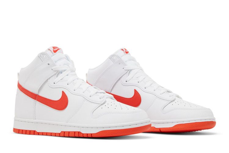 Nike Dunk High White Picante Red - Nike Sneaker, Detailansicht 10