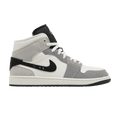 Air Jordan 1 Mid SE Craft White Cement Grey Black - Air Jordan Sneaker