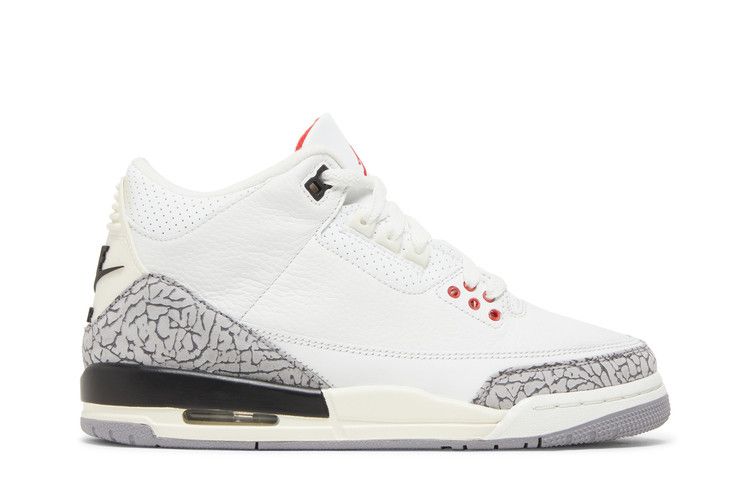 Air Jordan 3 Retro GS White Cement Reimagined