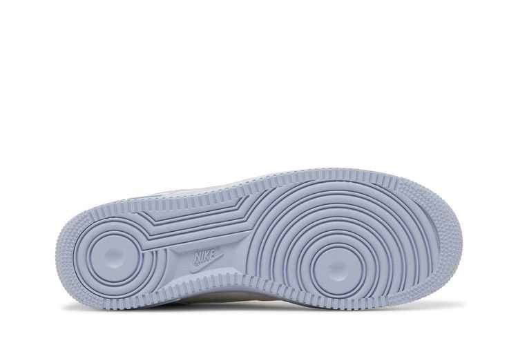 Nike Air Force 1 Low '07 LV8 EMB Summit White Blue Whisper - Nike Sneaker, Detailansicht 5